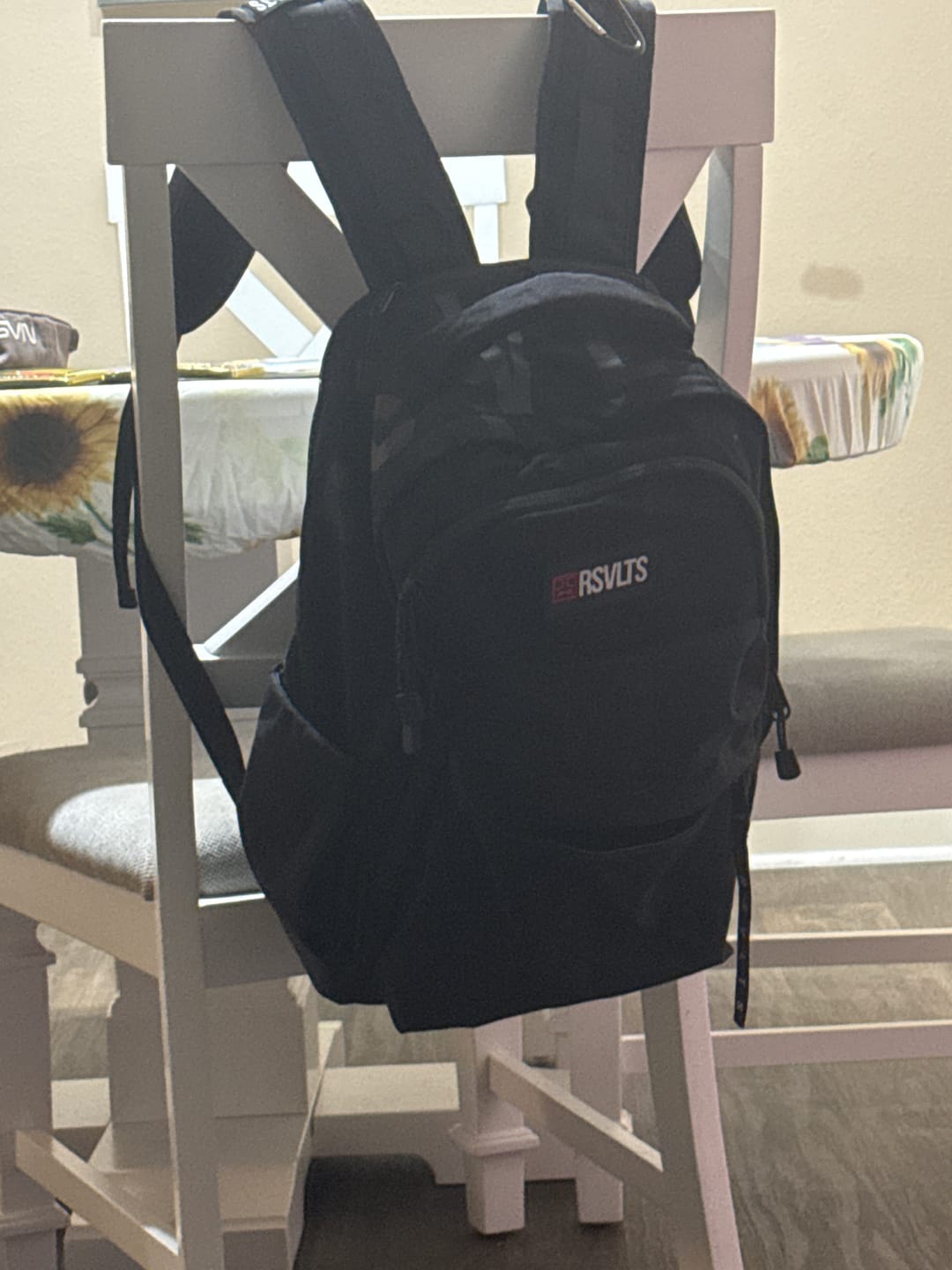 Customer photo review of RSVLTS Black Backpack V1