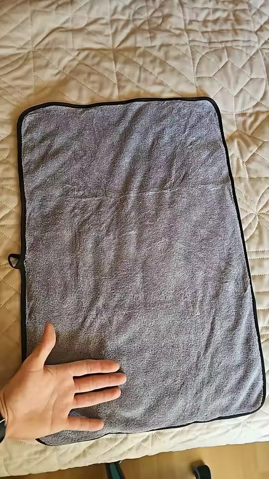 Customer photo review of Ultra Trockentuch XXL - Extra Dick & Saugstark Premium Mikrofaser
