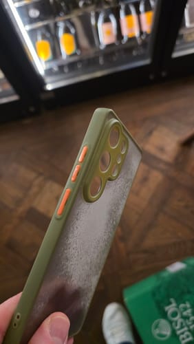 Customer photo review of Luxury Shockproof Matte Silicone Phone Case For Samsung