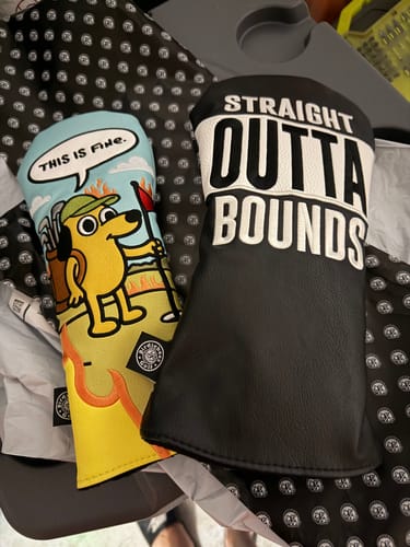 Customer photo review of Straight Outta Bounds Headcover