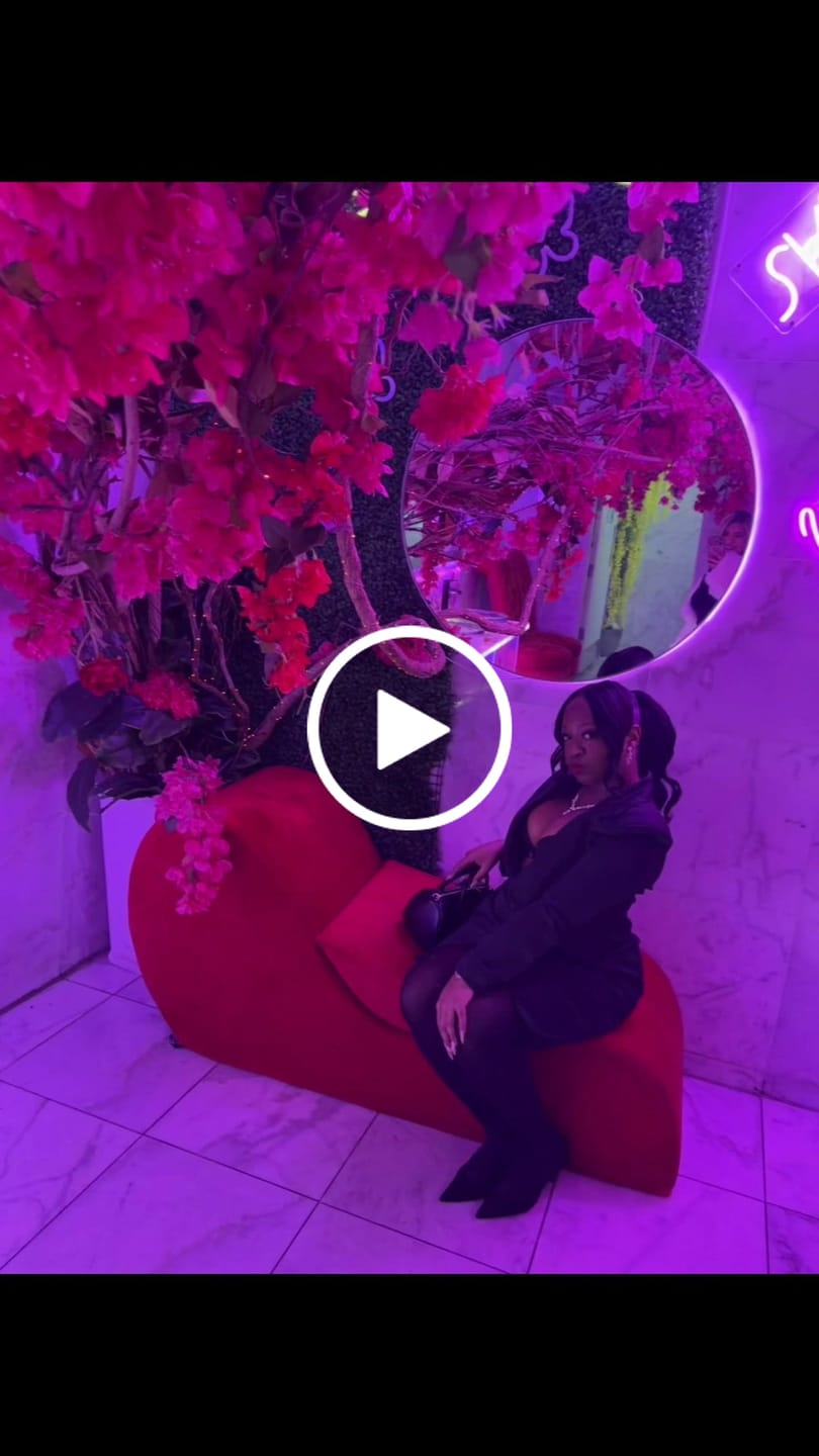 Customer video review of Estella Deep V-Neck Blazer Dress