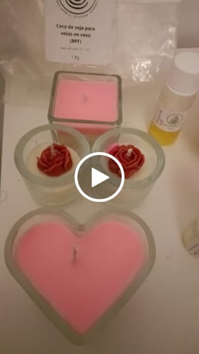 Customer video review of Cera de Soja para Velas en Vaso (BPF)