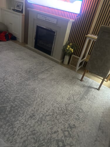 Customer photo review of The Mellow Mat® Designer Print | Light Grey (Soft Touch Sensory Tatami Rug)