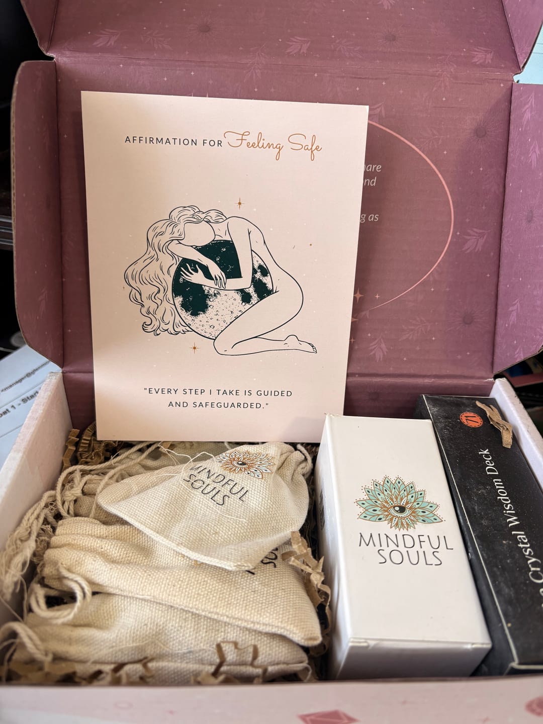 Customer photo review of Crystal Subscription Box