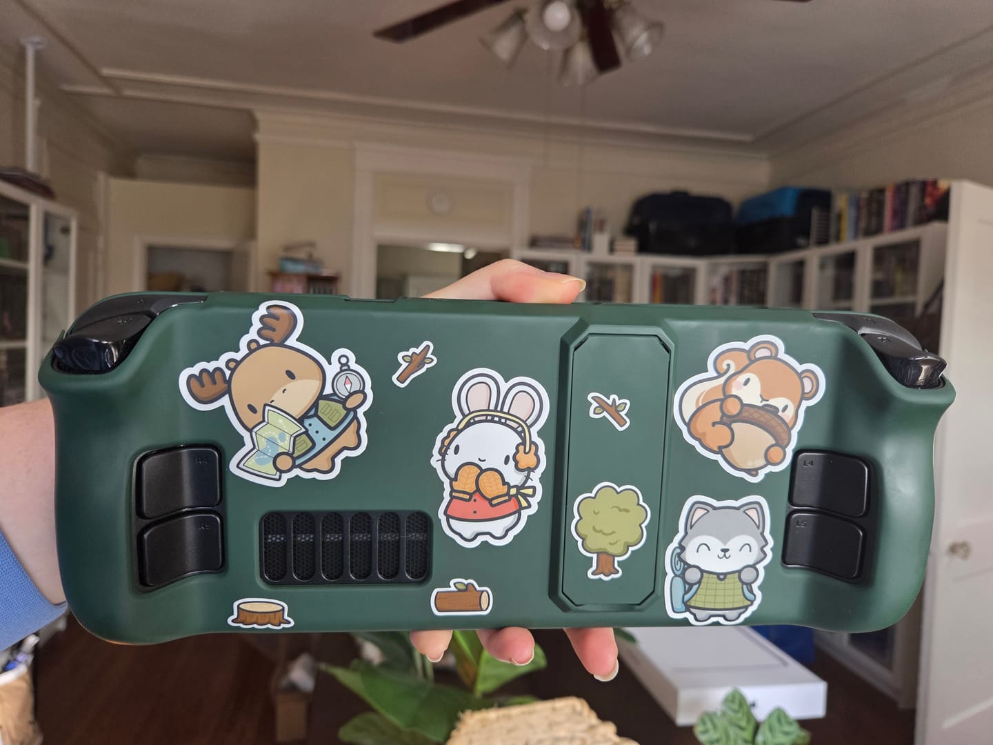 Customer photo review of Squirrelly Die Cut Stickers (Set of 5)