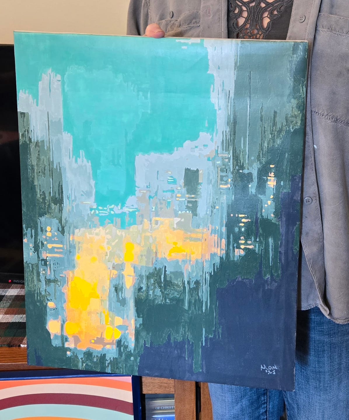 Customer photo review of Flashing City Lights