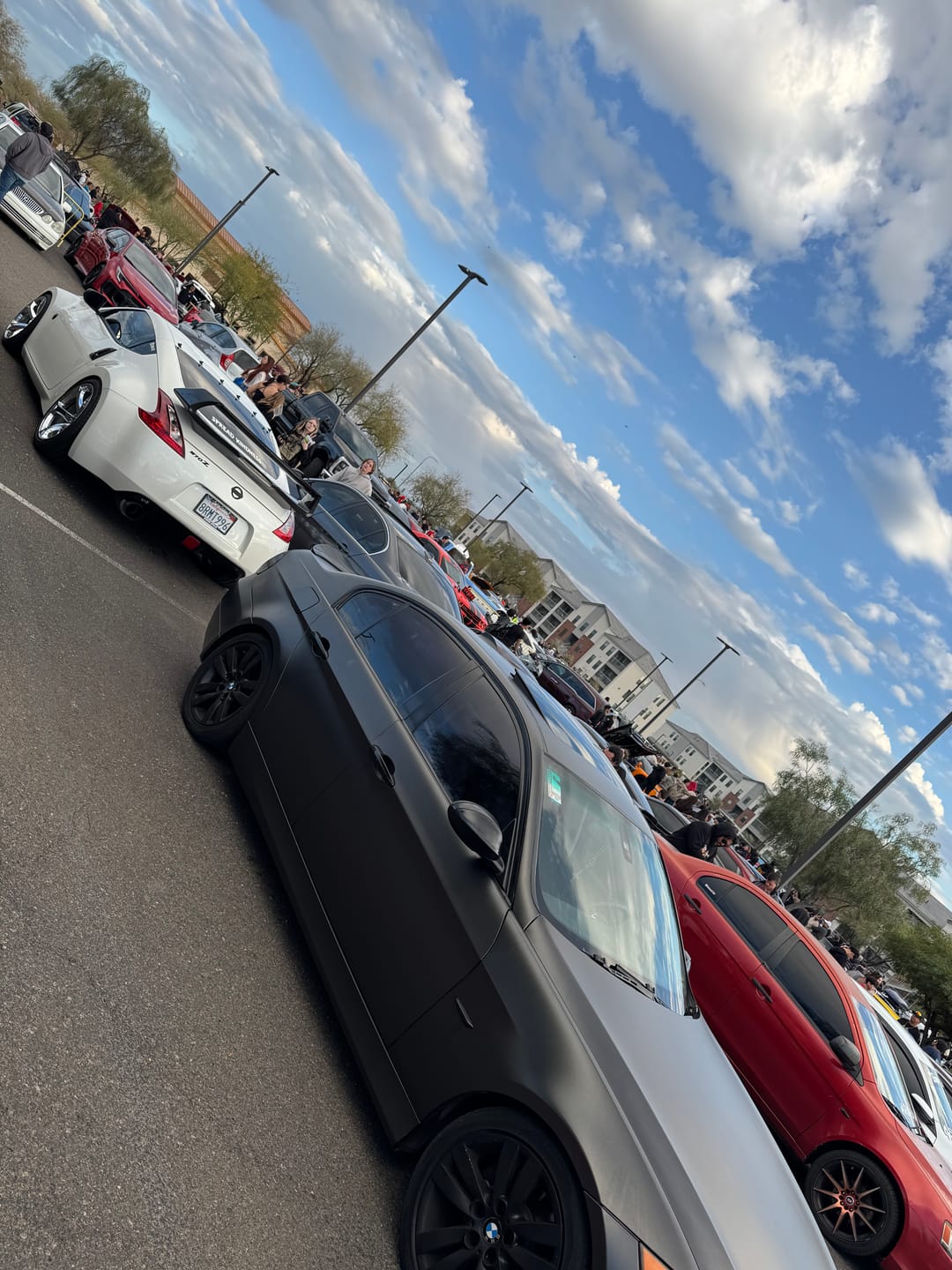 Customer photo review of Matte AMG Gray Vinyl Wrap
