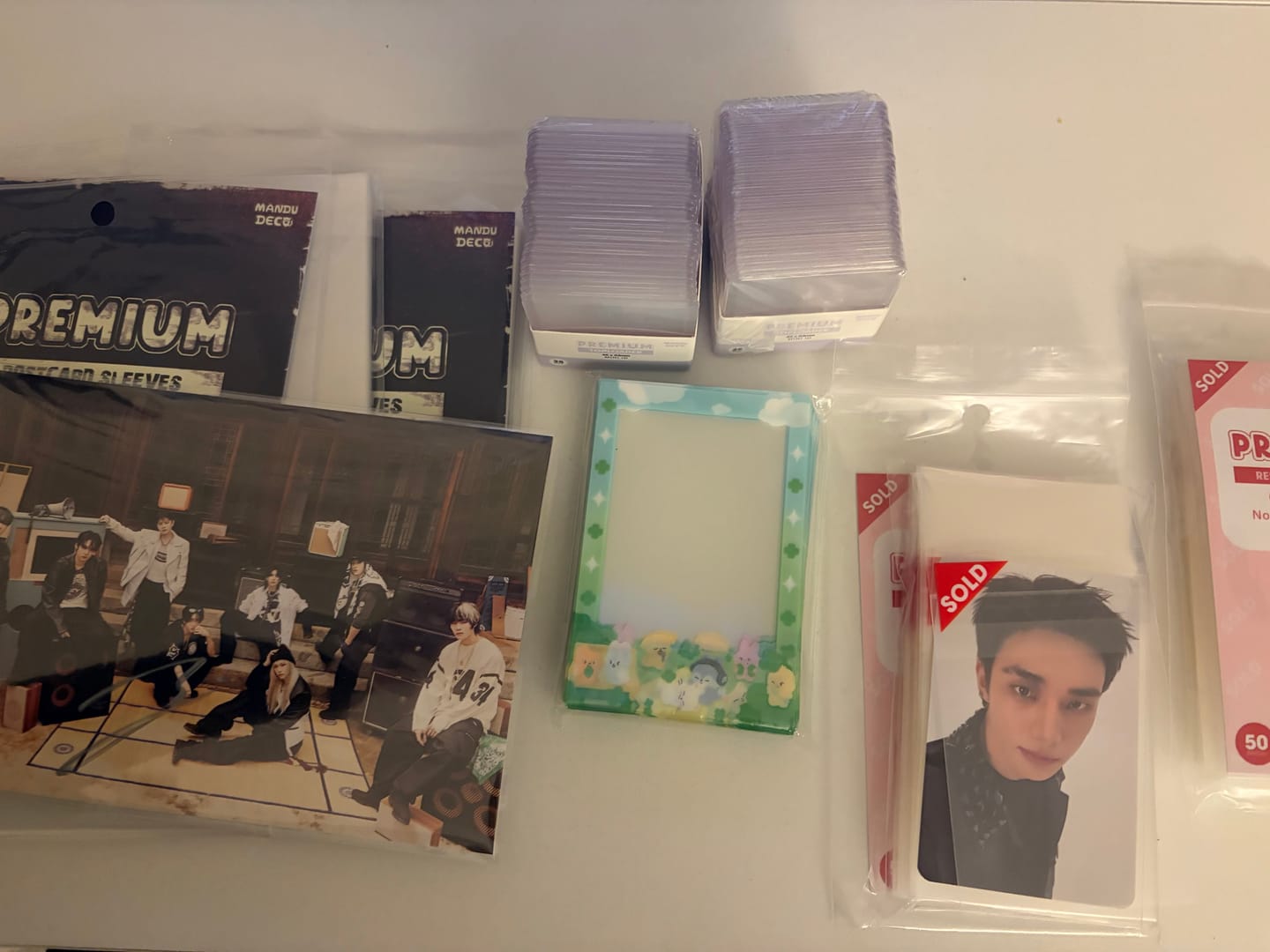 Customer photo review of LIMITED EDITION: PREMIUM POSTCARD SLEEVES - HOP VERSION (119x168MM)