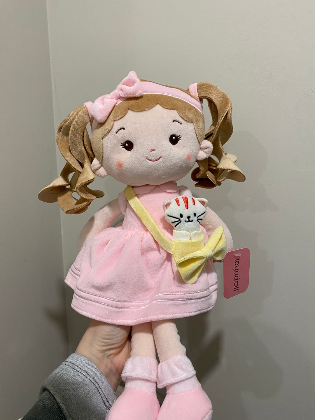 Customer photo review of Personalized Milly Girl & Her Pet