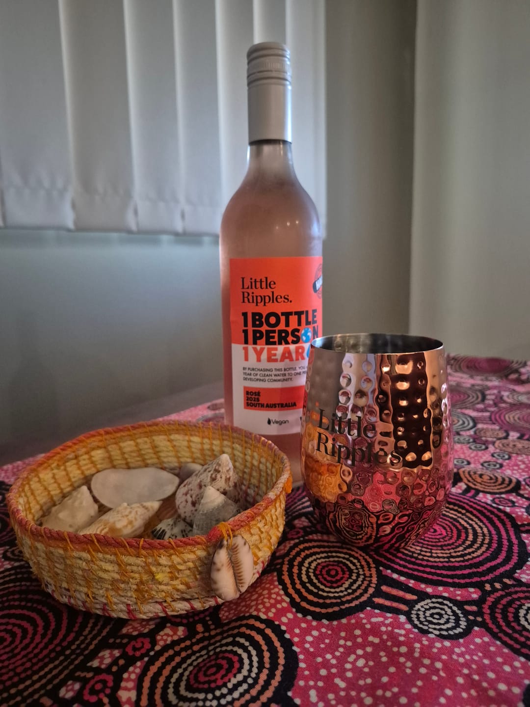 Customer photo review of Hammered Copper Wine Mug GWP