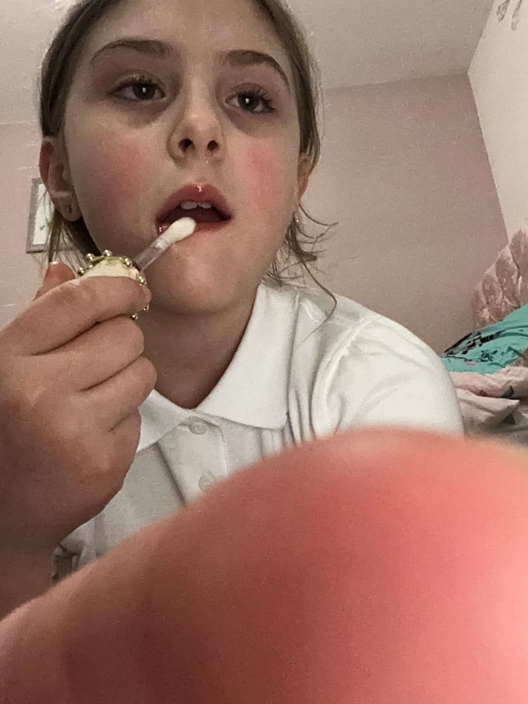 Customer photo review of Glitter Bad Bitch Energy Lip Duo - Coconut Cake
