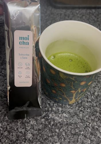 Customer photo review of Premium Ceremonial Matcha - 60g Refill