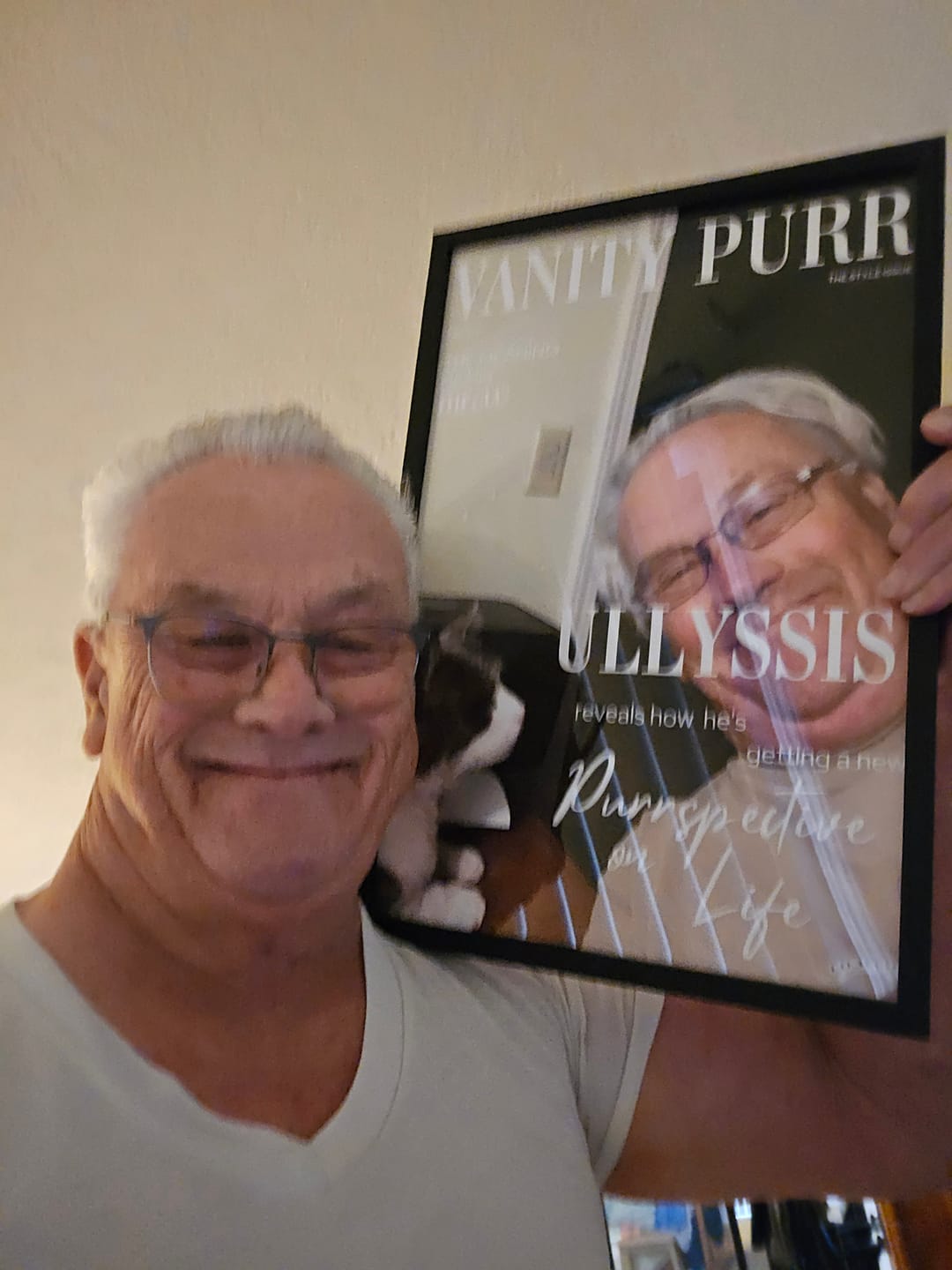 Customer photo review of Pet Portrait Magazine Cover