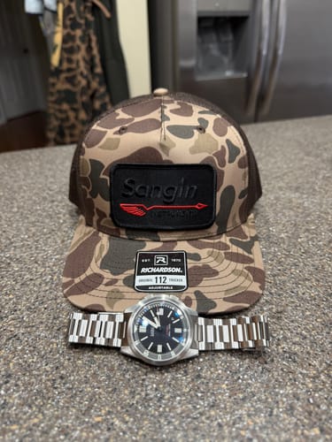 Customer photo review of SANGIN Team Trucker Hat