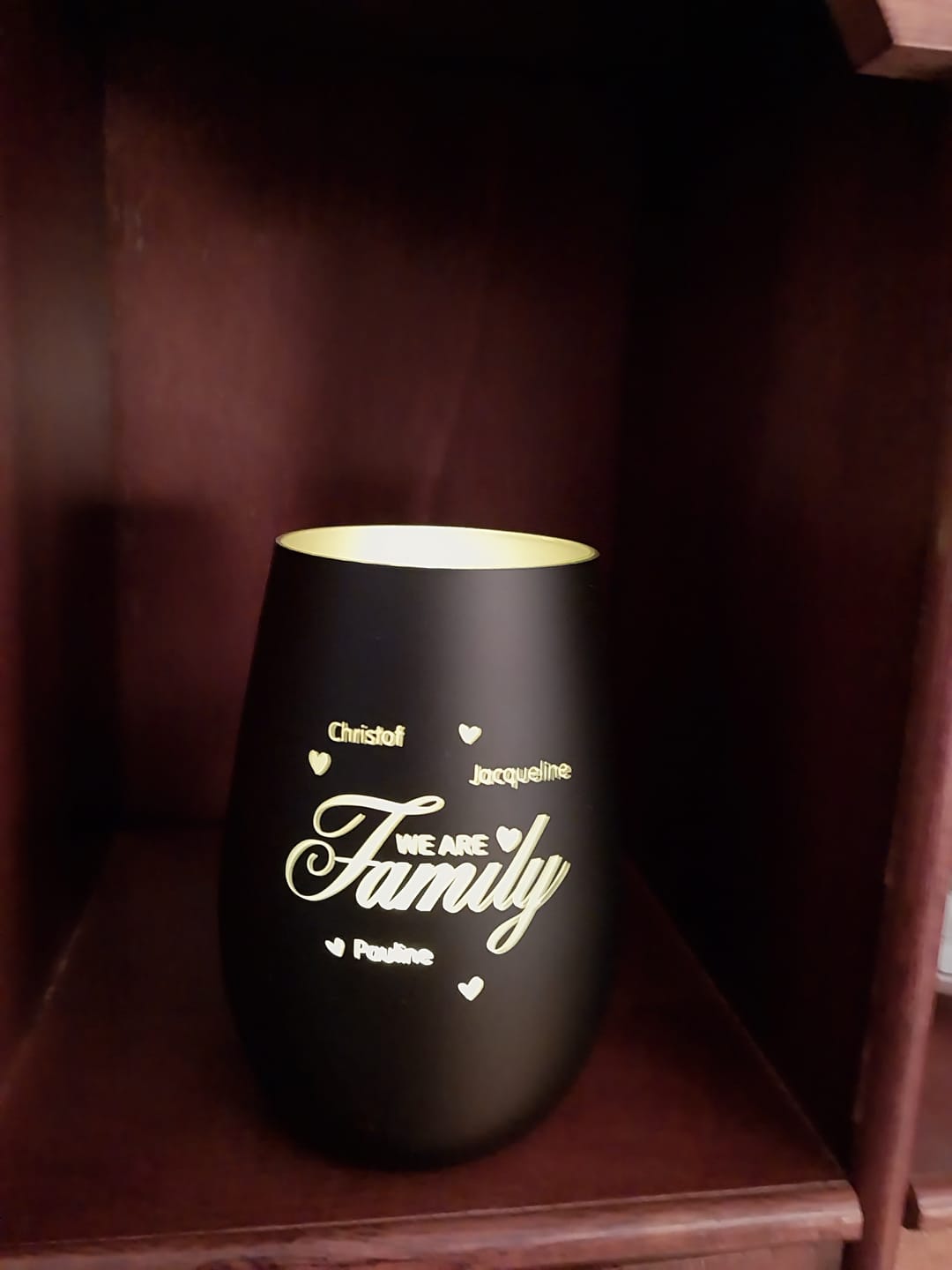 Customer photo review of We are Family - Familien-Windlicht