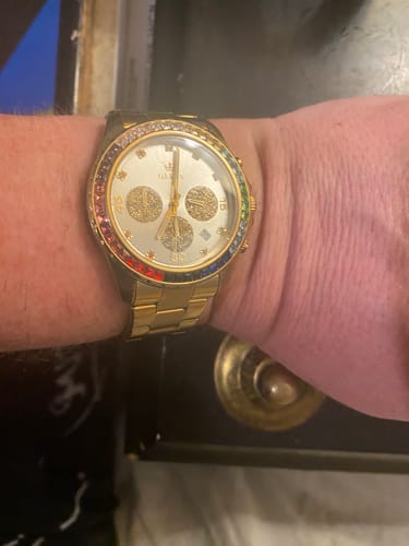 Customer photo review of Elegance 2939 Multifunctional Men's Watch Luxury Brand Colorful Diamond Waterproof dial High Quality Original Quartz Men's Watch