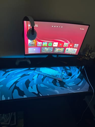 Customer photo review of Arctic Swirl Mousepad