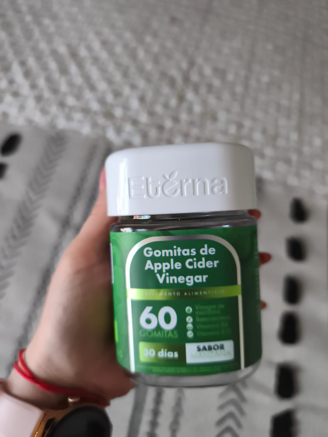 Customer photo review of Gomitas de Vinagre de Manzana