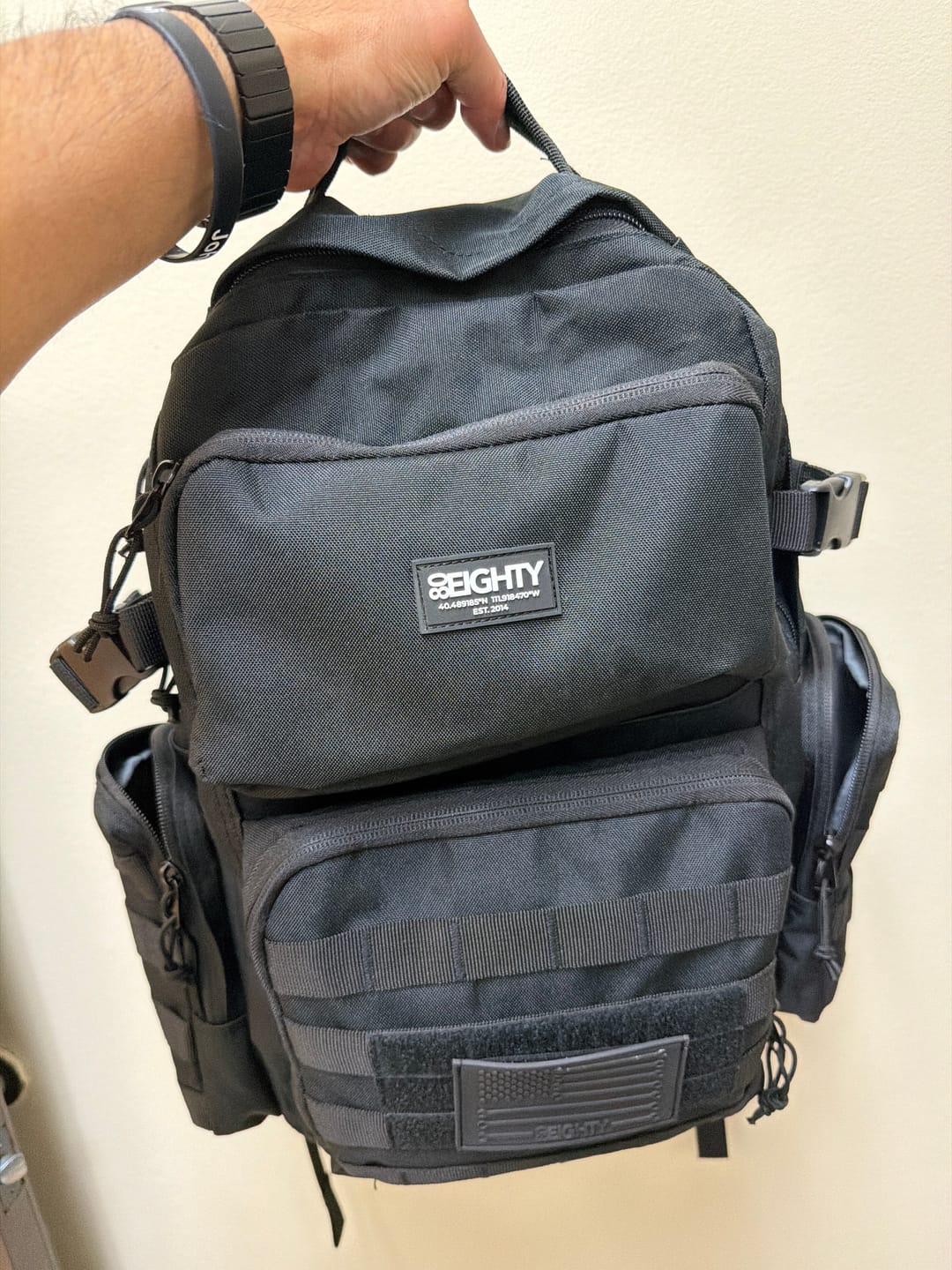 Customer photo review of 80Eighty® Commando Raven Backpack