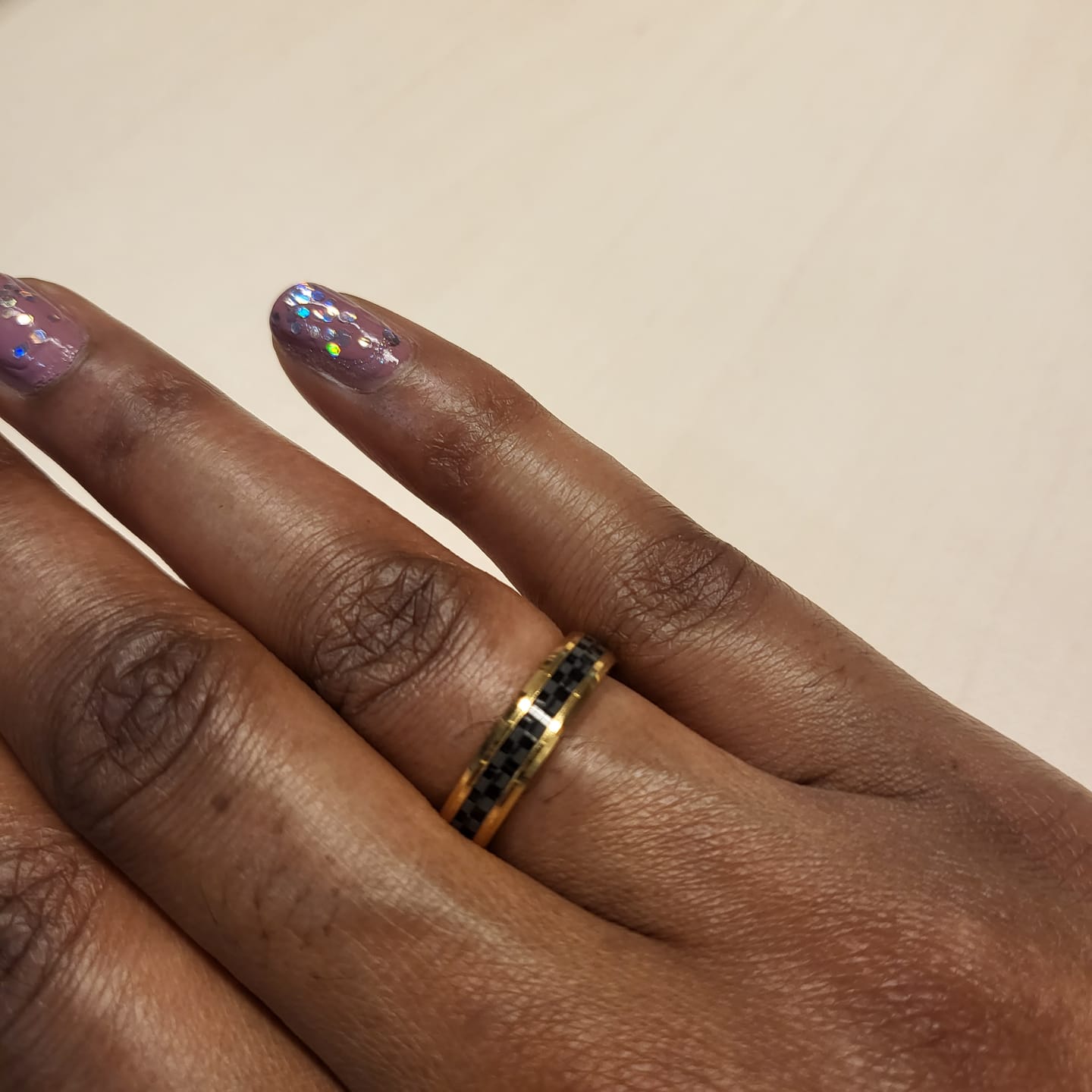 Customer photo review of The Third Dimension 4mm Wonder Ring