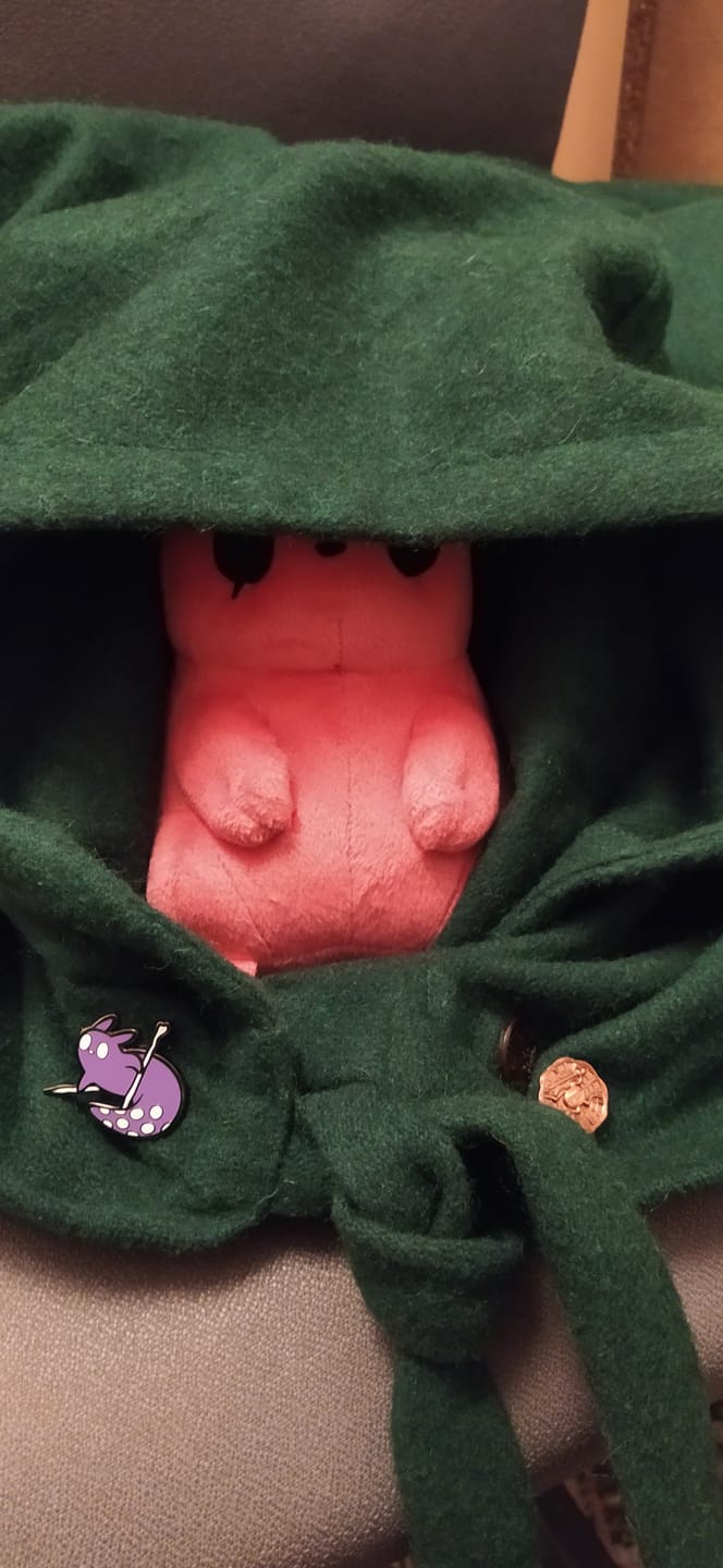 Customer photo review of Rain World - Hunter Slugpup Plush