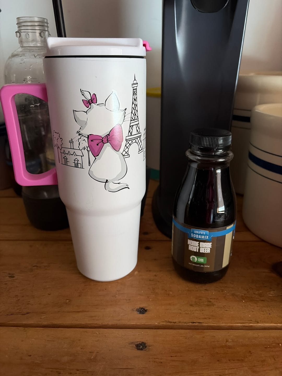 Customer photo review of Root Beer Sparkling Water Flavoring Syrup