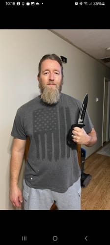 Customer photo review of The Spartan - Limited Edition Classic Trench Knife