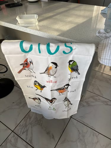 Customer photo review of Tits Cotton Tea Towel