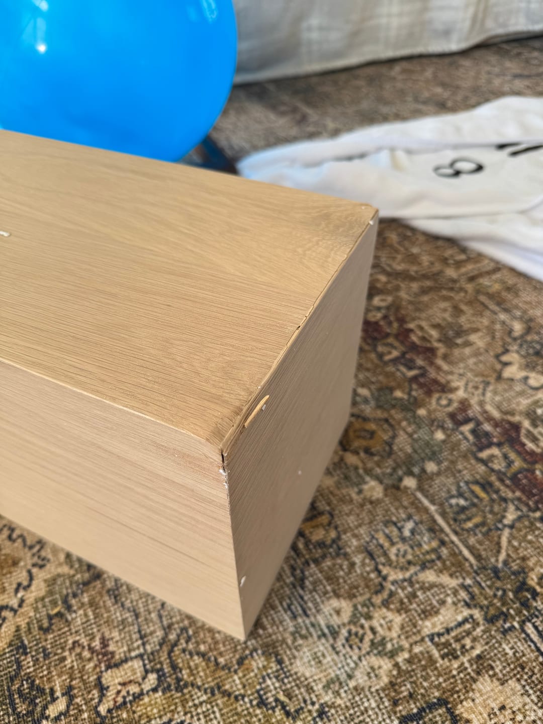 Customer photo review of White Oak Fireplace Mantel