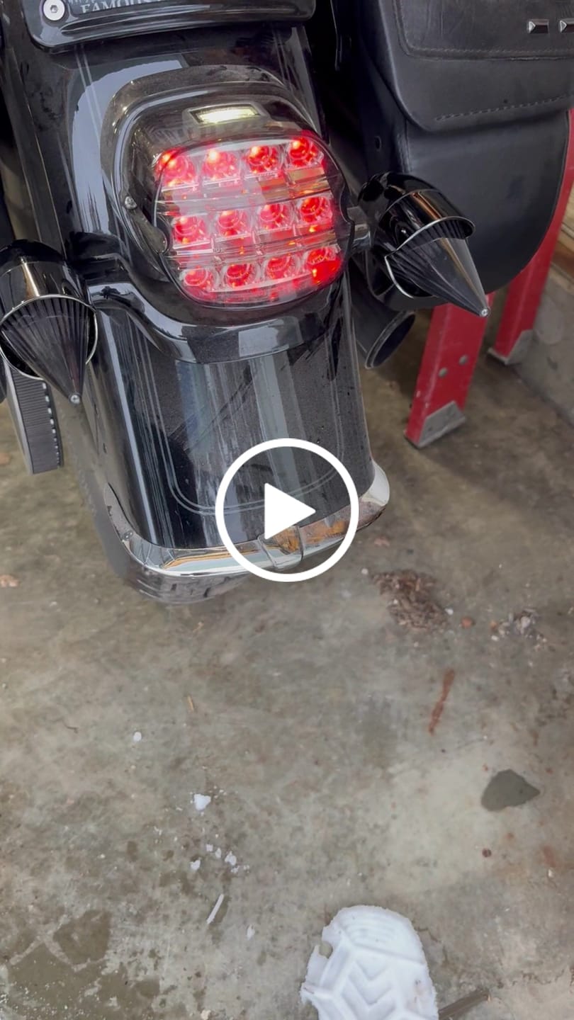 Customer video review of Harley Davidson Turn Signal Lenses - Clip in Style