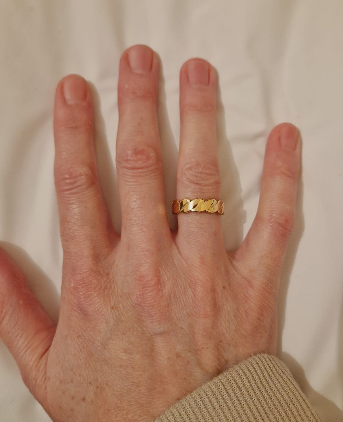 Customer photo review of Hillary Ring