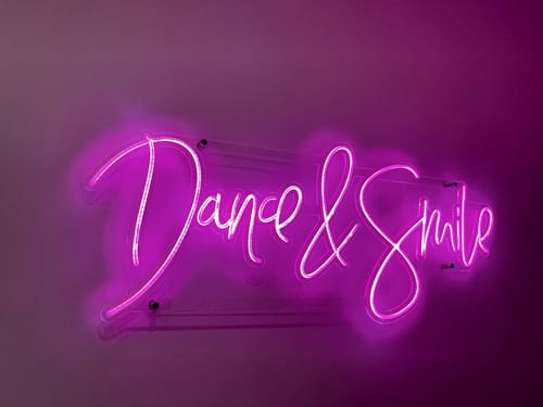 Customer photo review of Custom Neon: Dance&Smile