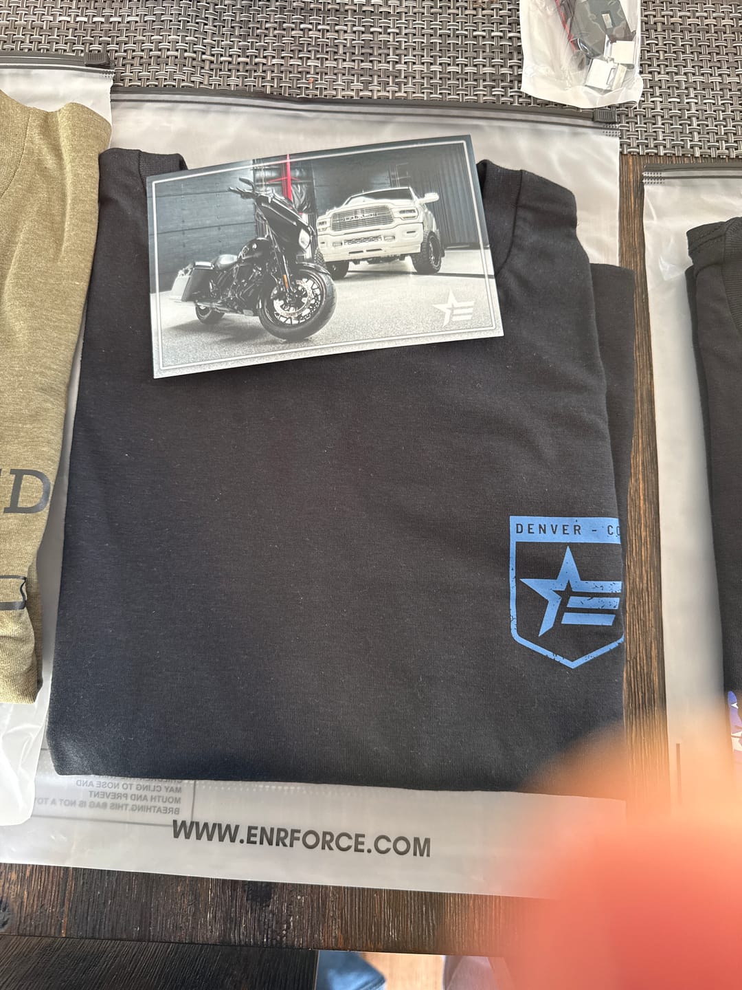 Customer photo review of United Shield Tee