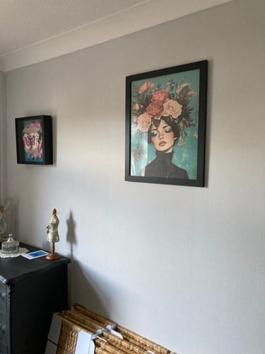 Customer photo review of Floral Muse No1 Print