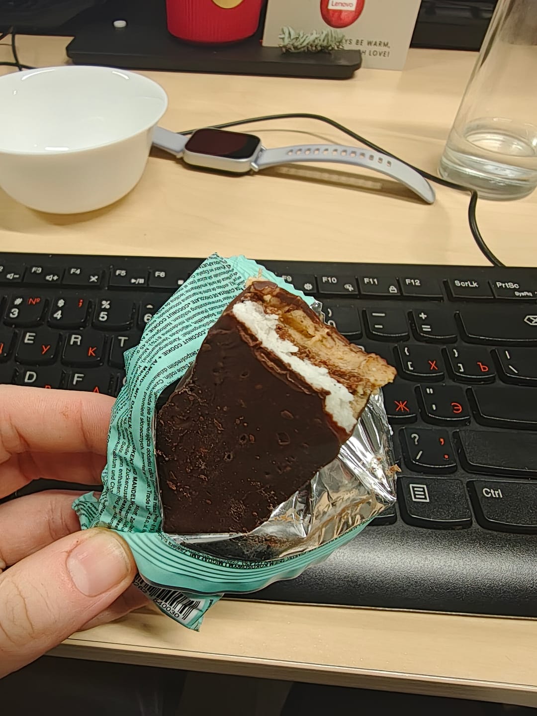 Customer photo review of Coconut cookie + Almond x10 шт.