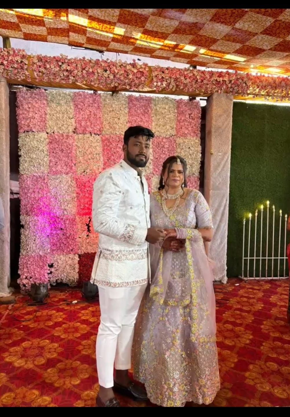 Customer photo review of Beautiful Party-wear Butterfly Net Embroidery Sequence Work Lehenga Choli