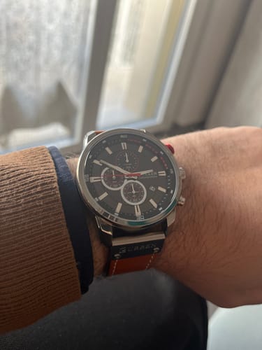 Customer photo review of Curren Istanbul® orologio uomo pelle