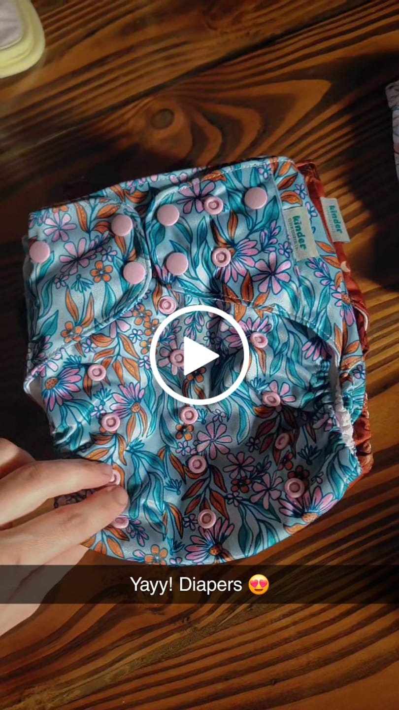 Customer video review of Food: Essentials Pocket Cloth Diaper with Athletic Wicking Jersey, Grows with your Baby