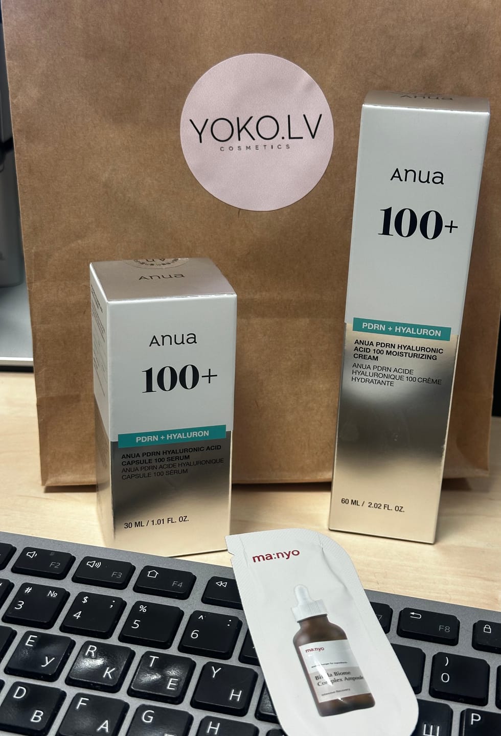 Customer photo review of Serums ar PDRN mirdzuma piešķiršanai ādai Anua PDRN Hyaluronic Acid Capsule 100 Serum