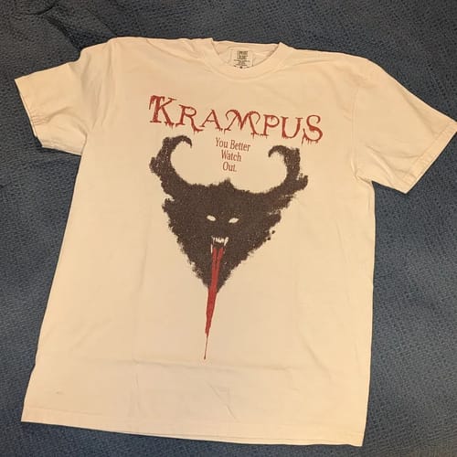 Customer photo review of Krampus: Teaser (Off White) T-Shirt (Comfort Colors)