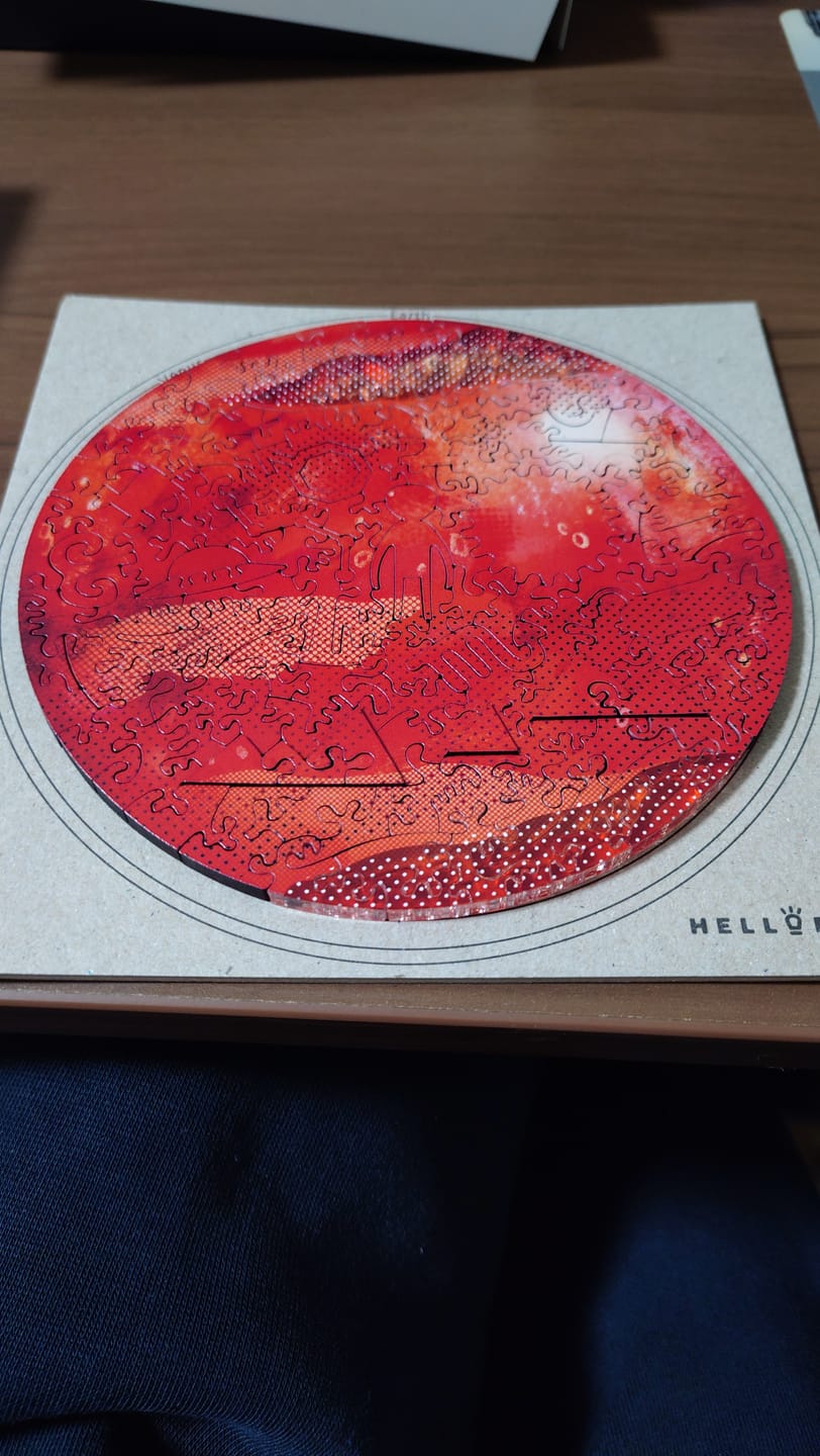 Customer photo review of 宇宙の破片 MARS 火星と専用フレームセット【1月入庫分予約】