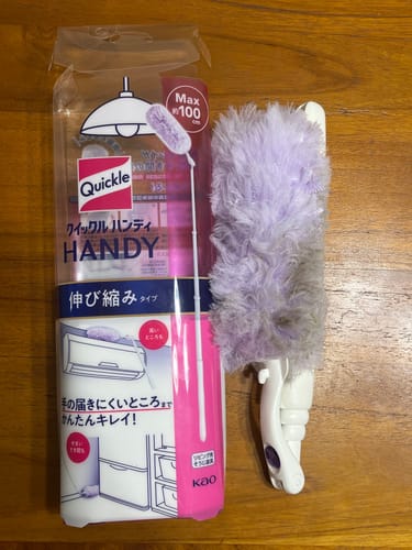 Customer photo review of KAO花王 QUICKLE 伸縮除塵刷 最長可達100公分