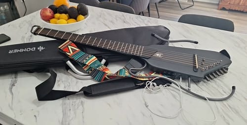 Customer photo review of Donner HUSH™ I Acoustic-Electric Travel Guitar