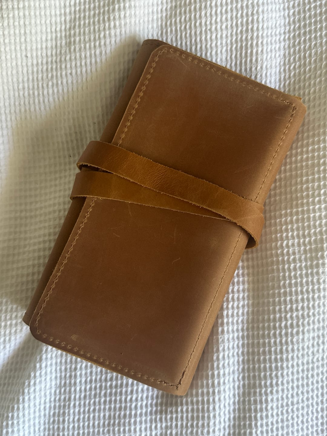 Customer photo review of Leather Pencil Case