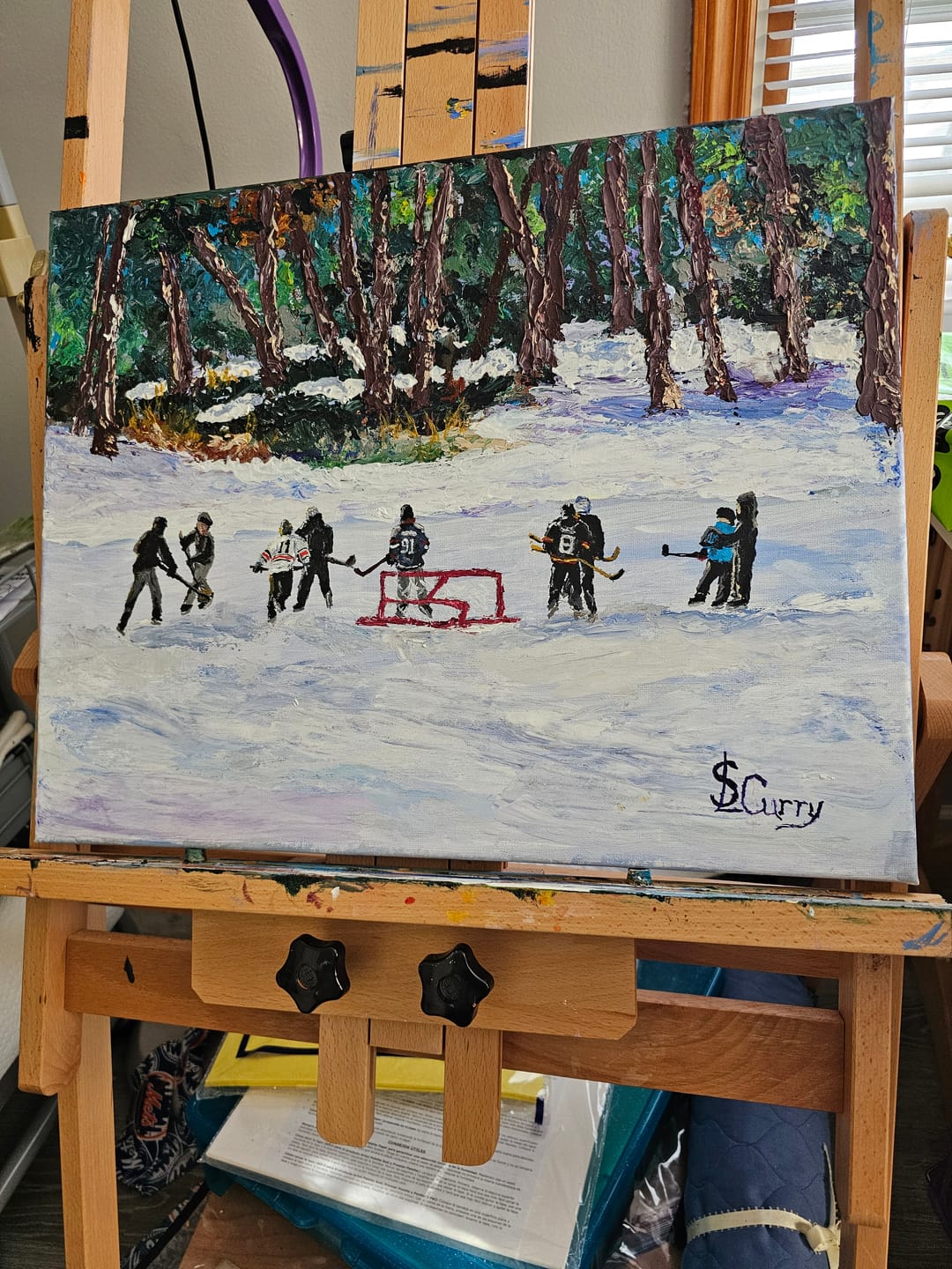 Customer photo review of DabblePaints™️ Titanium White — Thick-Body Acrylic Paint