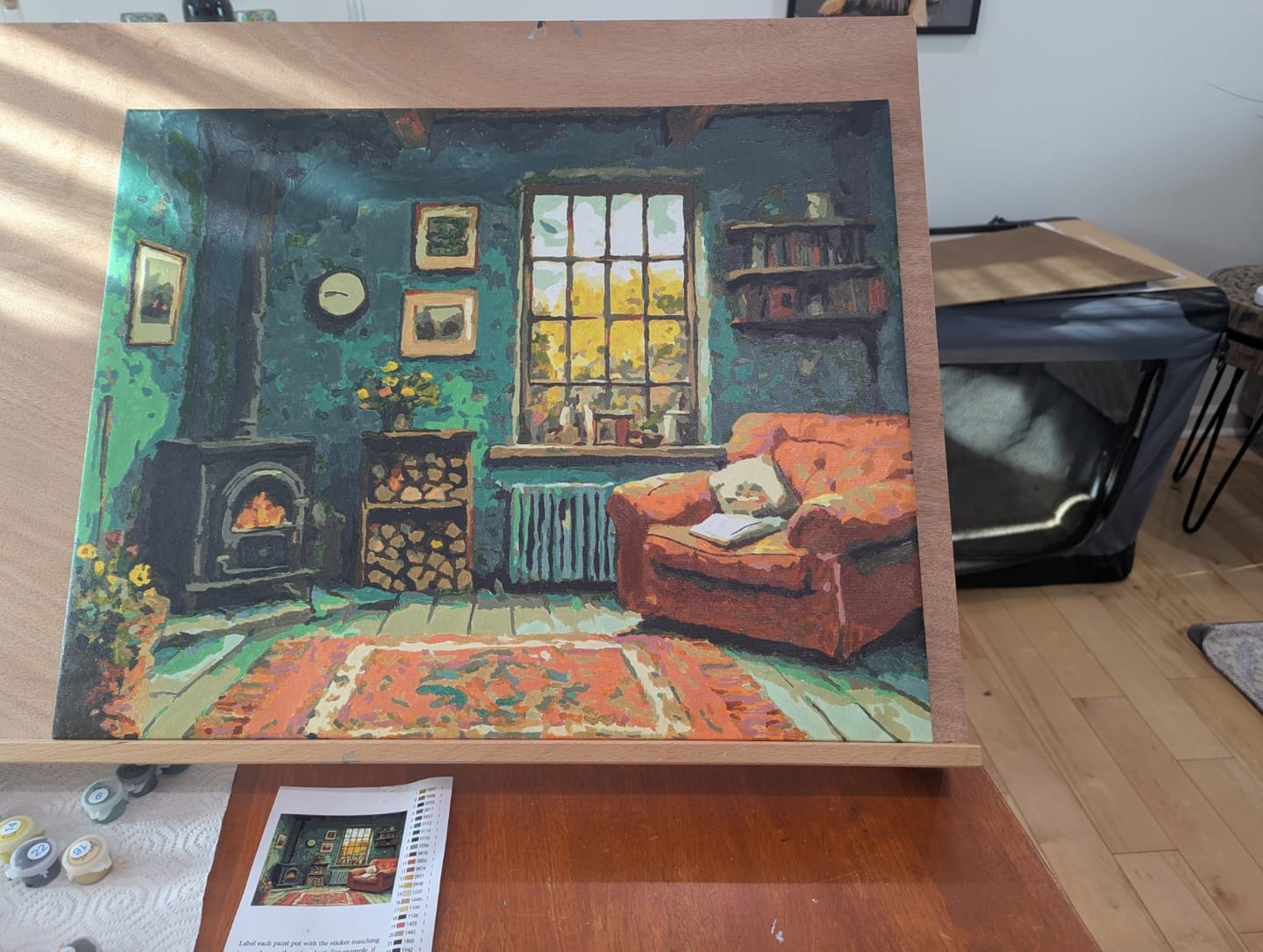 Customer photo review of Fireside Afternoon