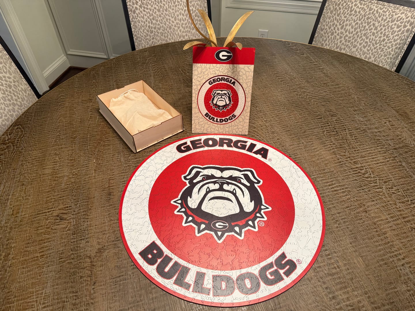 Customer photo review of University of Georgia - Wooden Puzzle