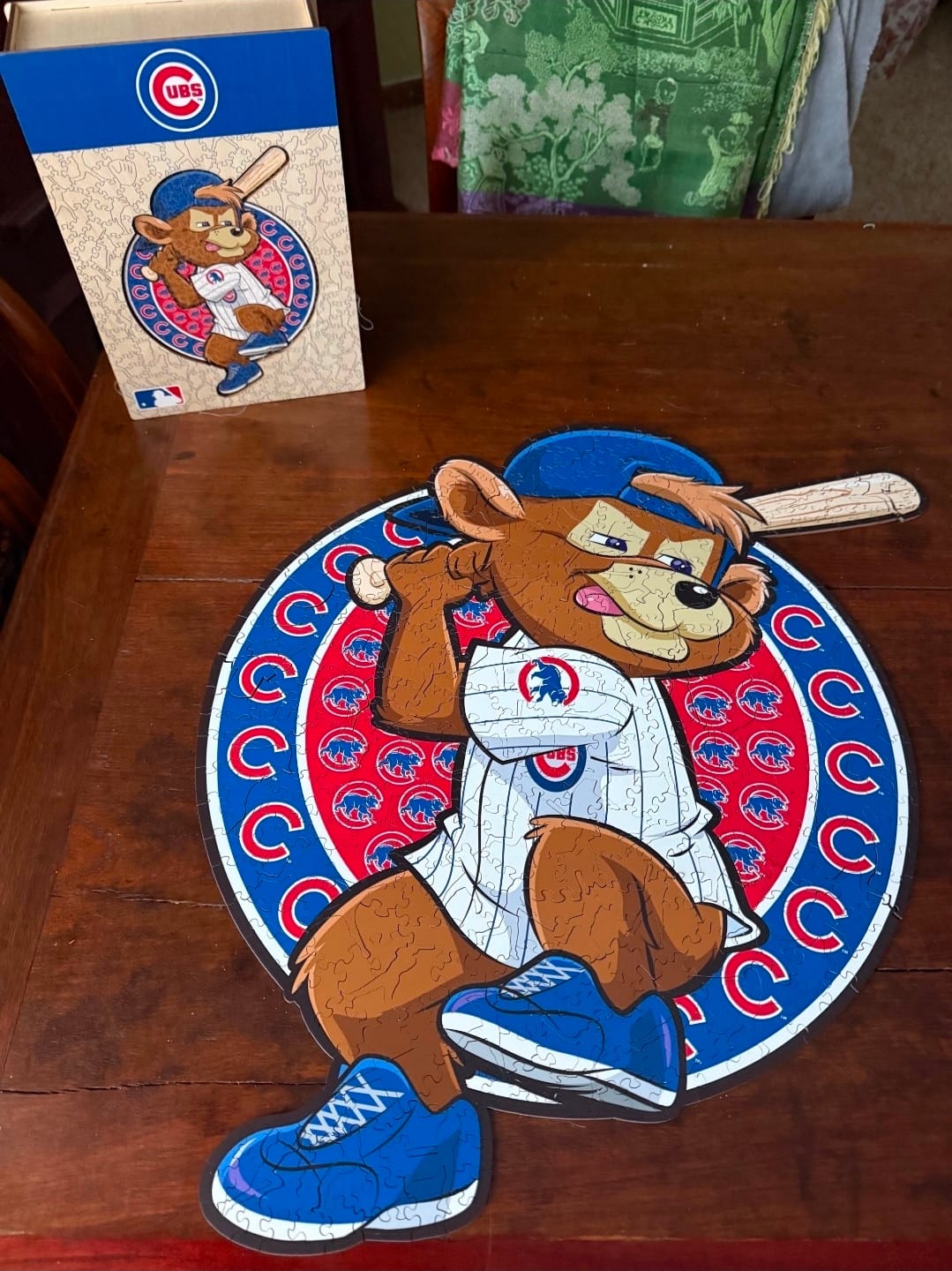 Customer photo review of Chicago Cubs™ - Wooden Puzzle