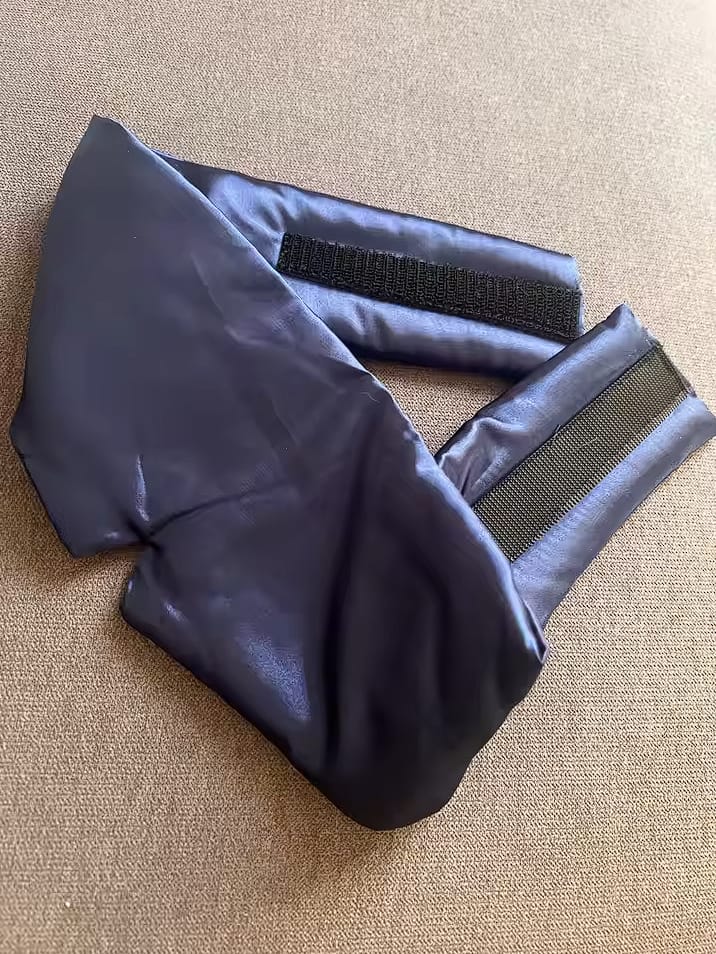 Customer photo review of Premium Silk Sleeping Mask™