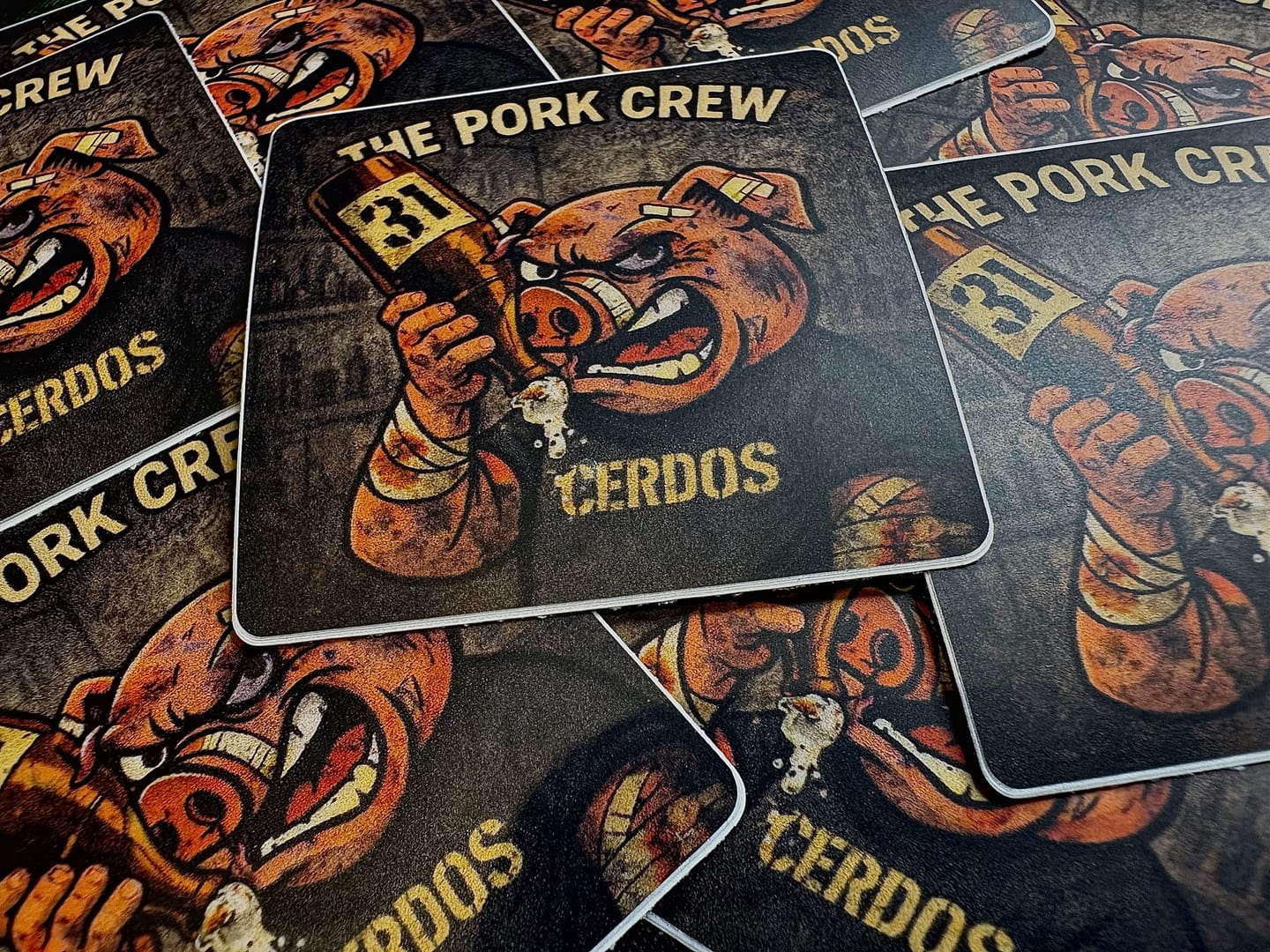 Customer photo review of Stickers Laminados Mate